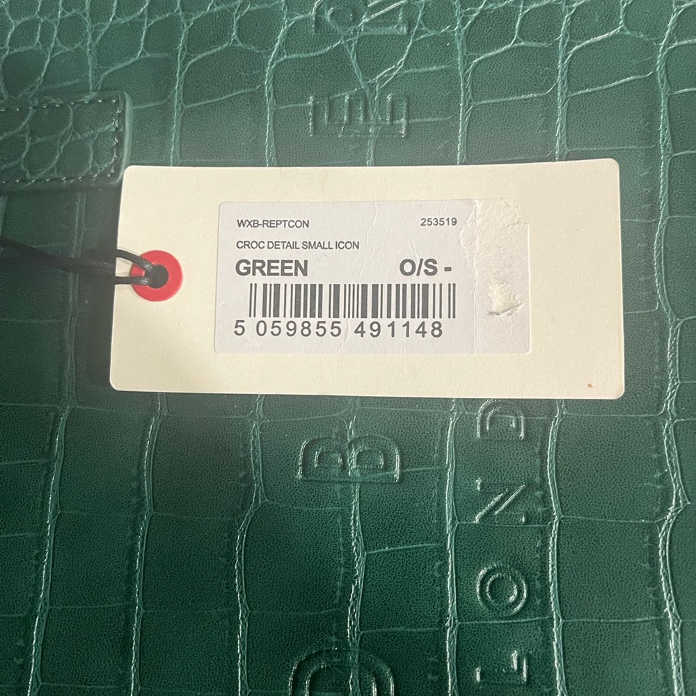 Ted Baker Green Croc-Embossed Tote - Picture 2 of 4